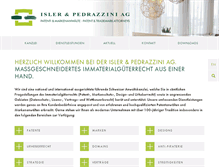 Tablet Screenshot of islerpedrazzini.ch